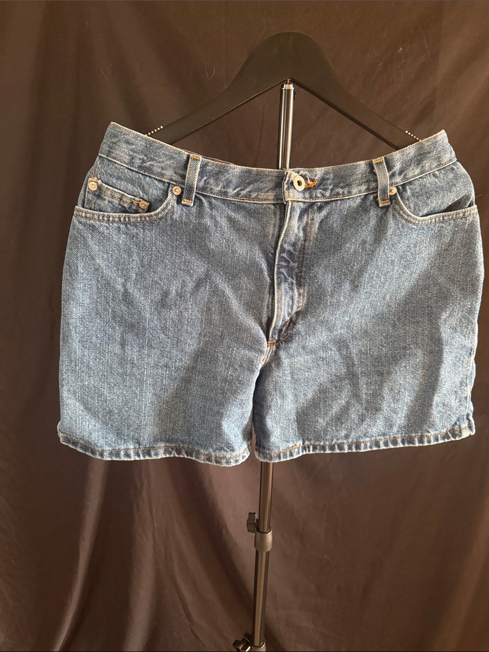Faded Glory Classic Blue Denim Jean Shorts
